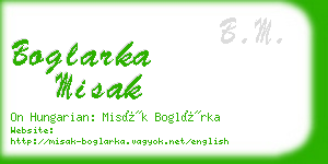 boglarka misak business card